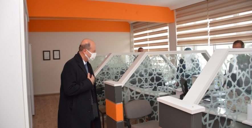Başkan Bozkurt İlçe Nüfus Müdürlüğünü Ziyaret Etti