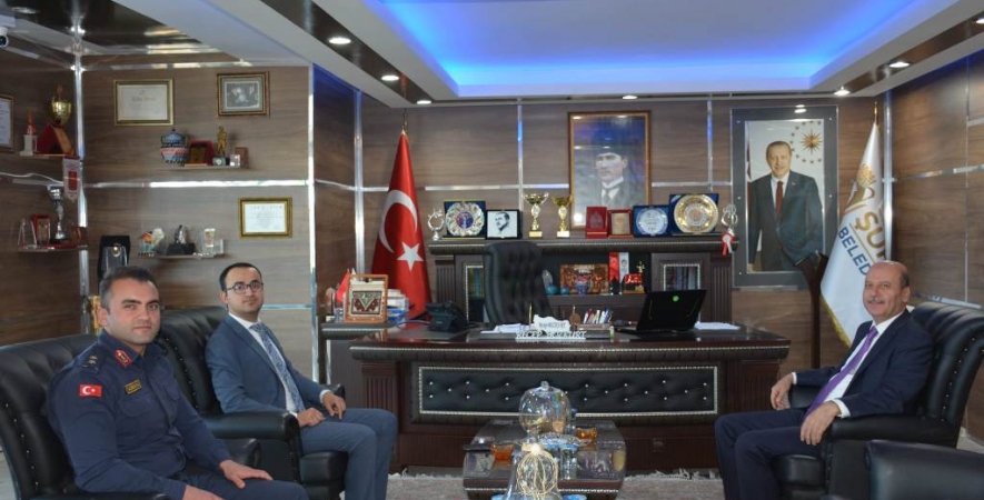 Savcı Demirci ve Üsteğmen Yassıkaya'dan Başkan Bozkurt'a Ziyaret