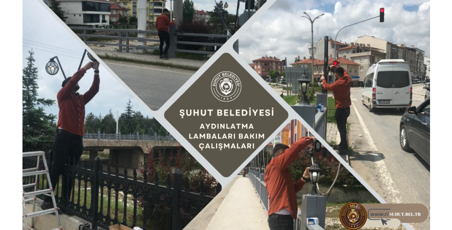 İlçemizde Aydınlatma Lambalarının Bakımları Gerçeleştiriliyor.
