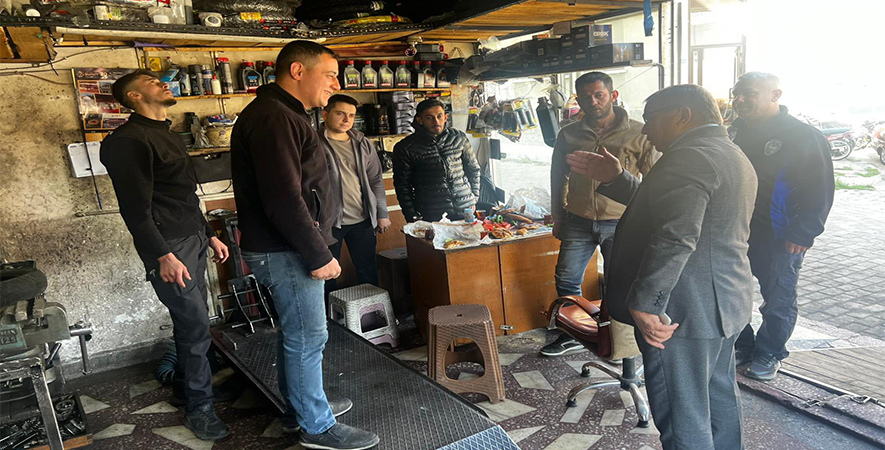  BAŞKAN ÖZAŞKIN:  HER ZAMAN ESNAFIMIZIN YANINDAYIZ