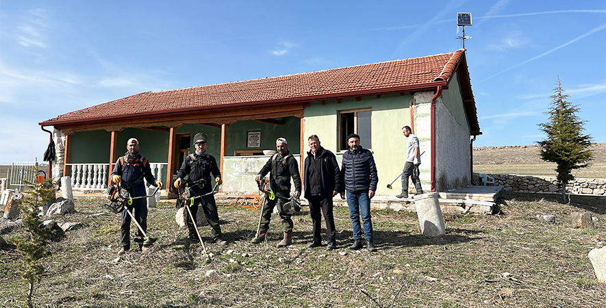 SEYDİ SULTAN TÜRBESİ’NDE BAKIM ÇALIŞMASI YAPILDI