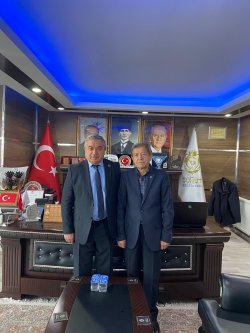 ESKİ BELEDİYE BAŞKANI MEVLÜT CAN’DAN BAŞKAN ÖZAŞKIN’A ZİYARET