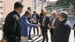 VAKIFLAR BÖLGE MÜDÜRÜ ÇINAR’DAN BAŞKAN ÖZAŞKIN’A ZİYARET