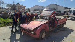 ŞUHUT İTFAİYESİNE AFAD’DAN TRAFİK KAZALARINDA KURTARMA EĞİTİMİ