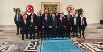 BAŞKAN ÖZAŞKIN’DAN MİLLETVEKİLİ  MEHMET TAYTAK’A HAYIRLI OLSUN ZİYARETİ